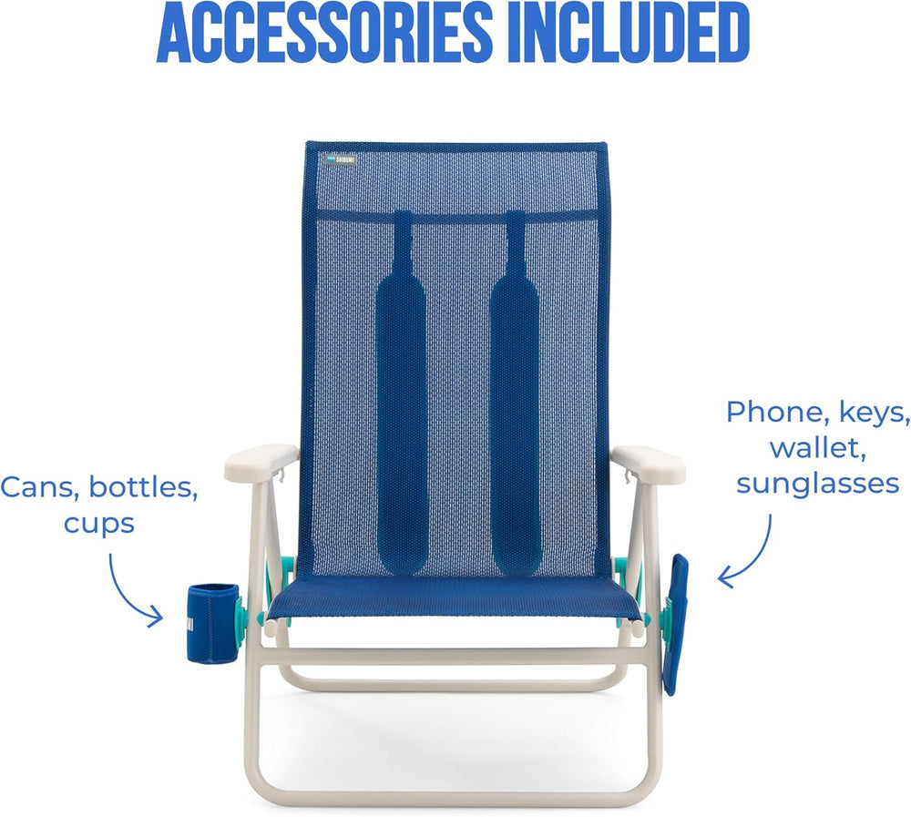 Shibumi Shade | Portable Beach Chair for Adults | Anti-Rust Marine Grade Fram...