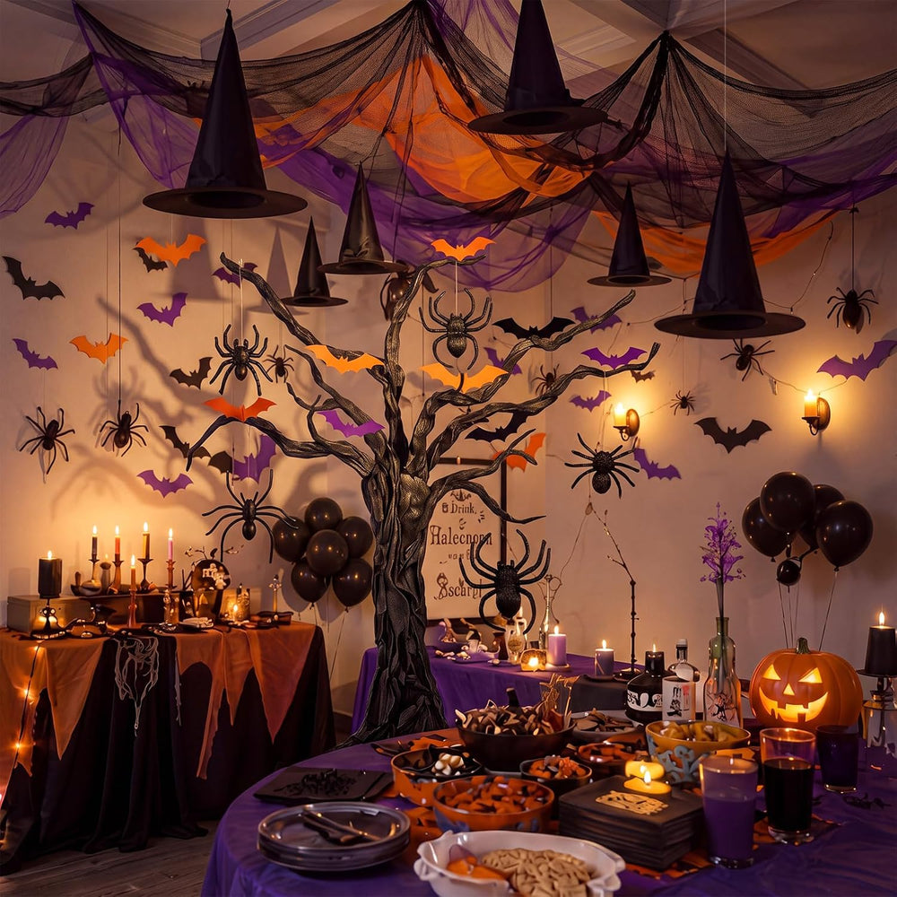 167 Pcs Halloween Themed Decorations, Spooky Halloween Classroom Party Decor ...