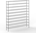 14" Deep x 72" Wide x 86" Height Wire Shelving Kit | 10-Tier | NSF Commercial Storage Rack Unit
