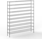 14" Deep x 72" Wide x 86" Height Wire Shelving Kit | 10-Tier | NSF Commercial Storage Rack Unit