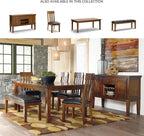 Signature Design by Ashley Ralene Rake Back 19" Dining Room Chair 2 Count, Medium Brown