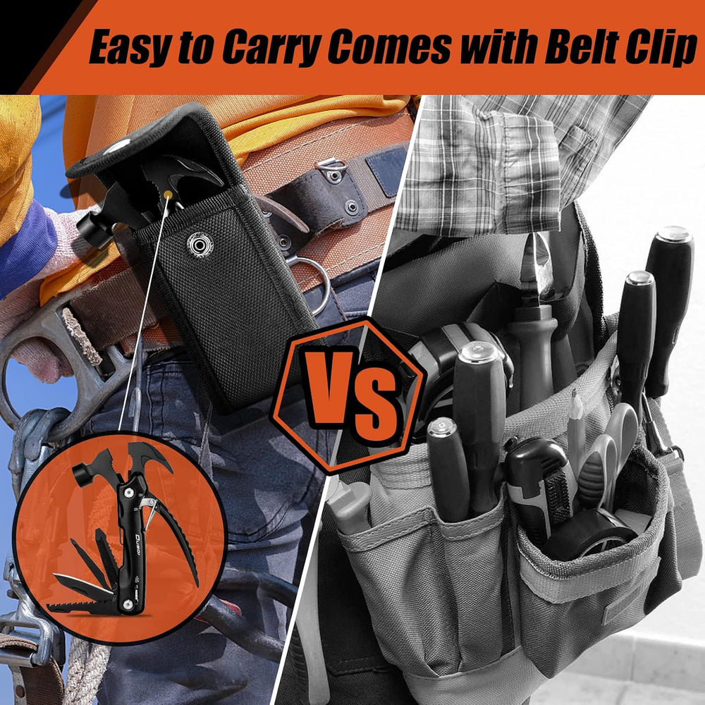Gifts for Men 12 in 1 Hammer Multitool, Cool Gadgets for Husband