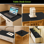 Warmstar Leather Table Cover 24 x48 Inch, 1.8MM Thick PVC Table Protector Waterproof, Desk Cover Protector Non-Slip Table Pad for Kitchen, Dresser, Gaming Desk,Dining Room Table