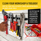 17" Heavy-Duty Magnetic Tool Holder (Upgraded Version) - Extremely Powerful Magnetic Pull Force to Hold Heavy Tools - Professional Space-Saving Magnetic Bar - Tool Organizer Rack/Strip