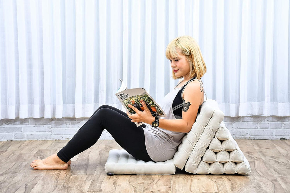 Leewadee - Comfortable Japanese Floor Mattress - Thai Floor Bed with Triangle...