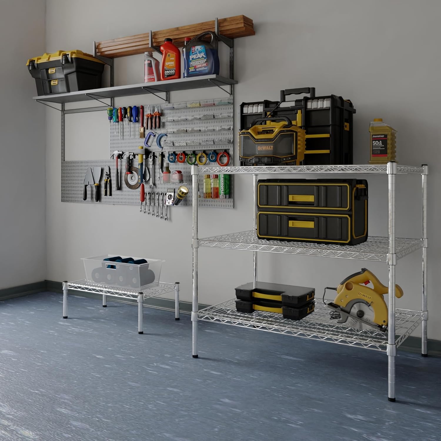 24" Deep x 36" Wide x 34" Height Wire Shelving Kit | 3-Tier | NSF Commercial Storage Rack Unit