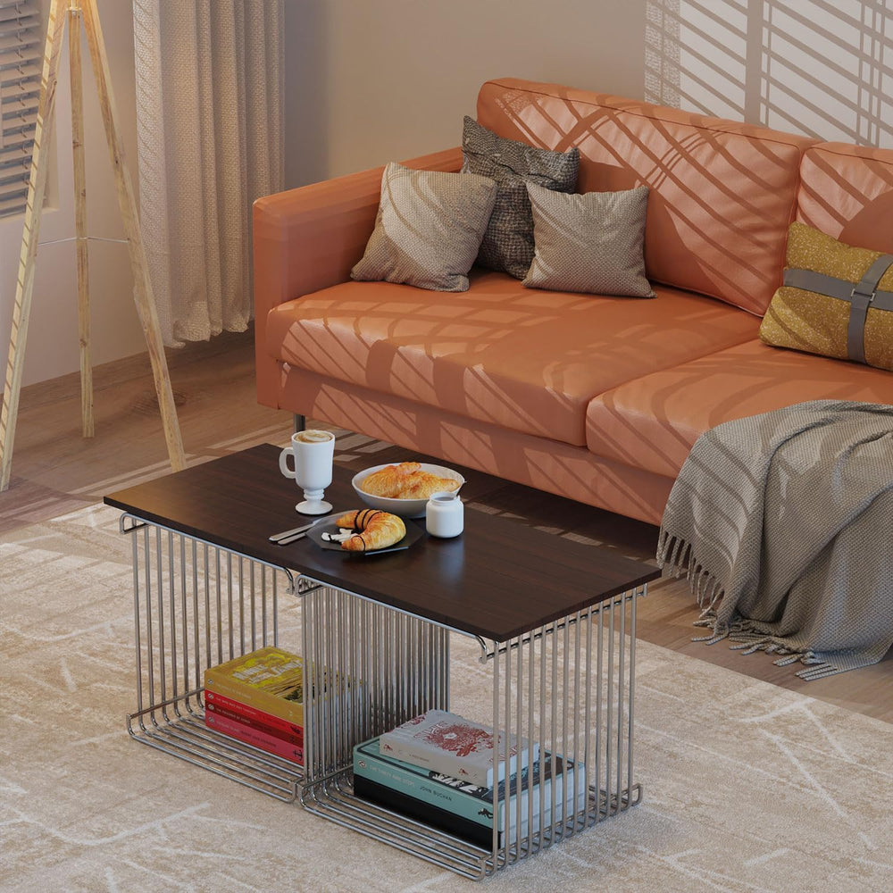 Chrome Side Table, Metal Stainless Steel Side Table with Mirror Finish for Li...