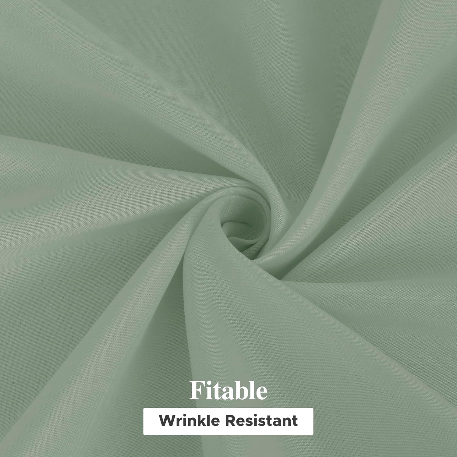 Fitable 6 Pack Sage Green Round Tablecloths - 120 Inches in Diameter | Wrinkle & Stain Resistant, Washable Polyester Fabric, For Wedding Party Banquet Formal Events Fall Thanksgiving Harvest