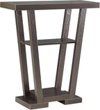 Convenience Concepts Newport V Console Table 31.5" - Modern Sofa Table with Storage Shelves, Narrow Entryway Hall Table for Living Room, Espresso