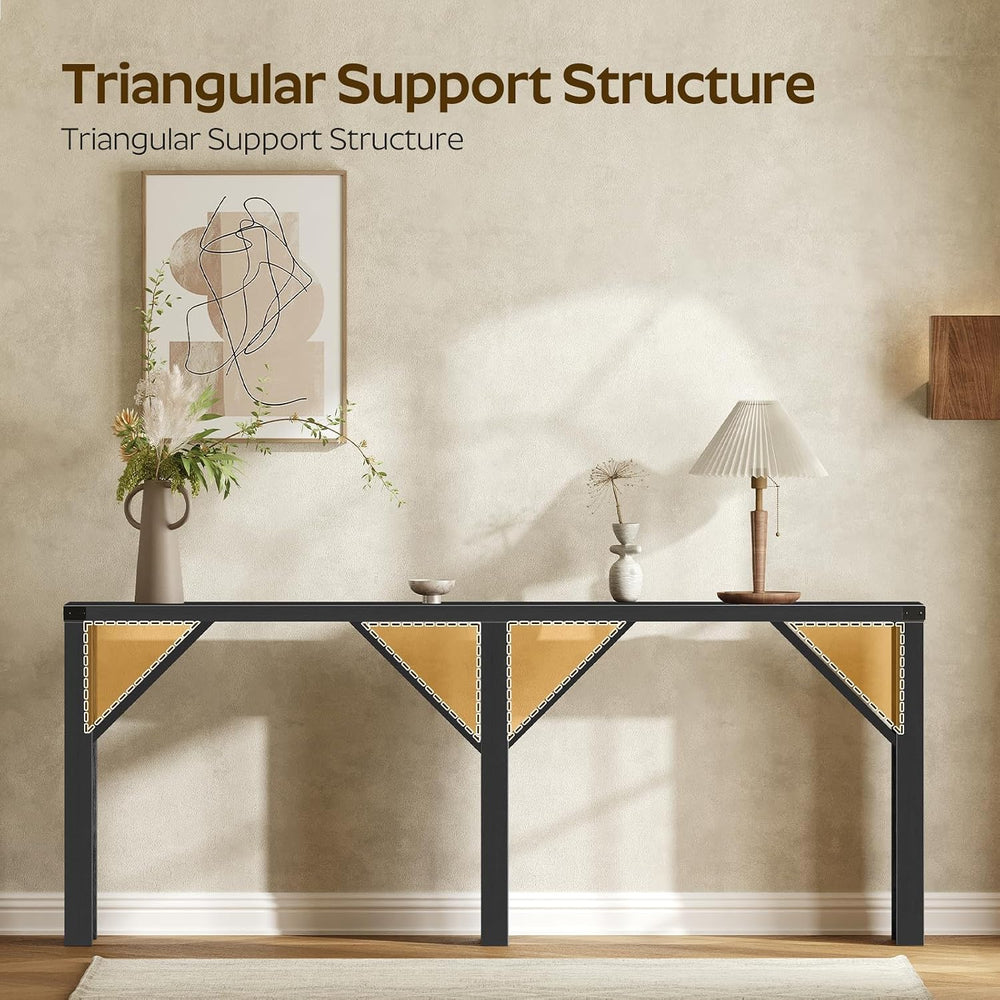 YATINEY Console Table, 70.8" Long Behind Couch Sofa Table, Entryway Tabl...