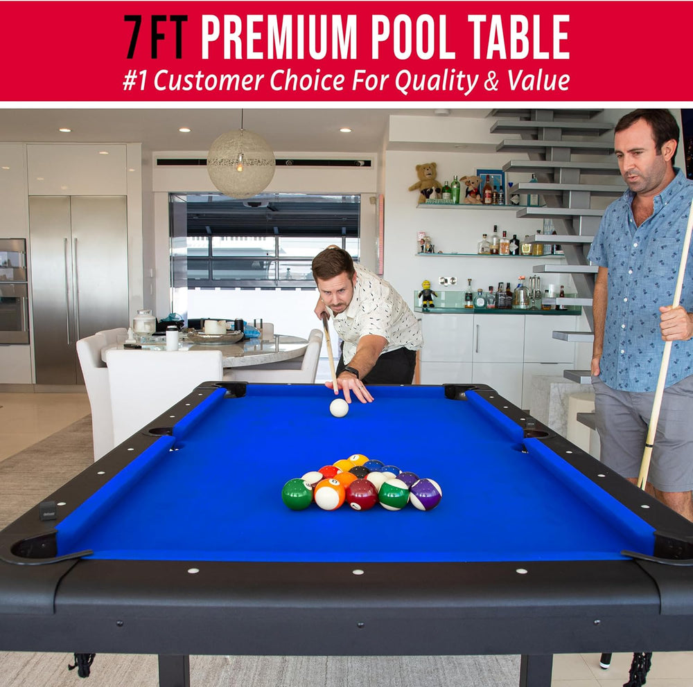 GoSports Billiards Game Table - Foldable Design, Includes Full Set of Pool Ba...