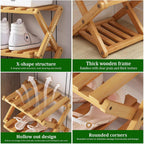 JingNian Foldable Shoe Rack, Freestanding Narrow Shoe Storage Shelf, No Assembly Shoe Organiser for Entryway, Hallway, Bedroom, Small Spaces(10-Tier)