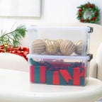 Citylife 17 QT Plastic Storage Bins with Latching Lids Stackable Storage Containers for Organizing Large Clear Storage Box for Garage, Closet, Kitchen, 4 Packs