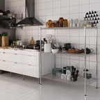 24" Deep x 48" Wide x 54" Height Wire Shelving Kit | 3-Tier | NSF Commercial Storage Rack Unit