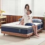King Mattress 12 inch, Tight Top Deep Sleep Mattresses with Extra Lumbar & Hip Support, Medium to Firm Hotel Collection Hybrid Sleep System for Supportive, Breathable Bed in a Box King Size