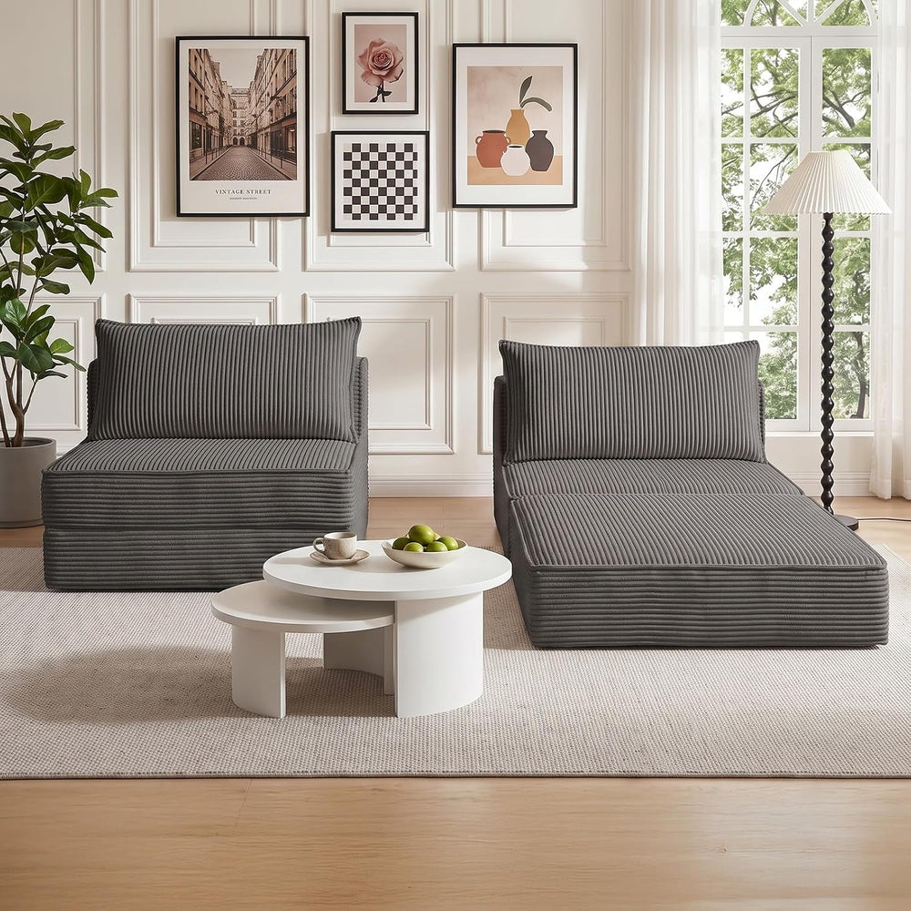 Loveseat Couch Bed,Convertible Sofa Bed with Pillows,Pull Out 2-Seater Small ...