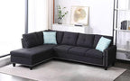 Evan Sectional Sofa for Living Room, Apartment, Bedroom, Office