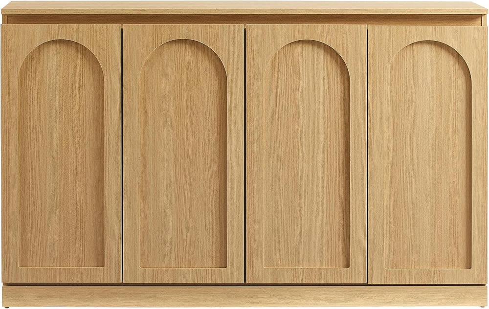 Crosley Furniture Marco Modern Sideboard Buffet Cabinet with Shelves, Dining ...