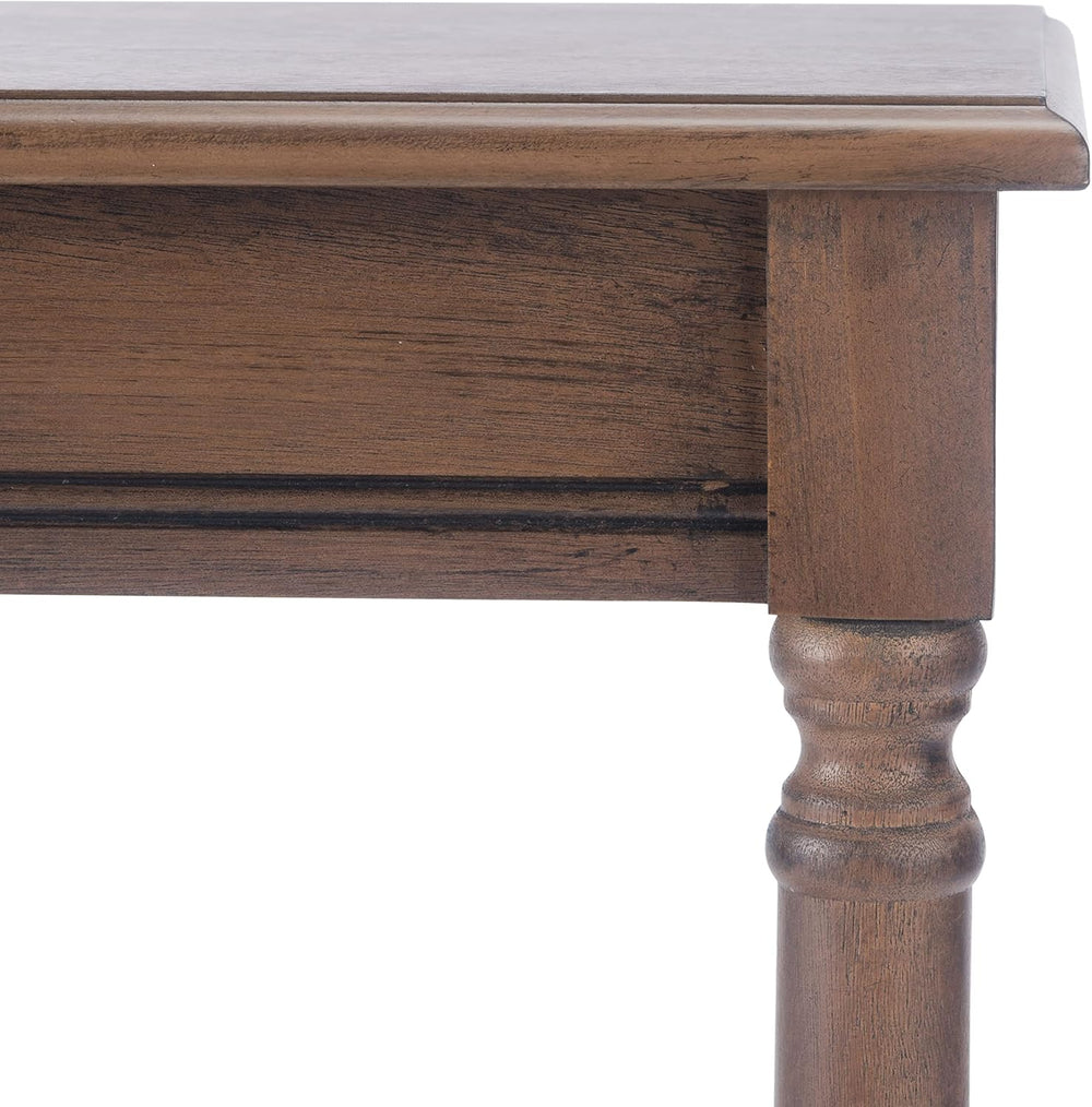 SAFAVIEH Furniture - Tinsley Rectangle Console Table - Brown - Solid Wood - F...
