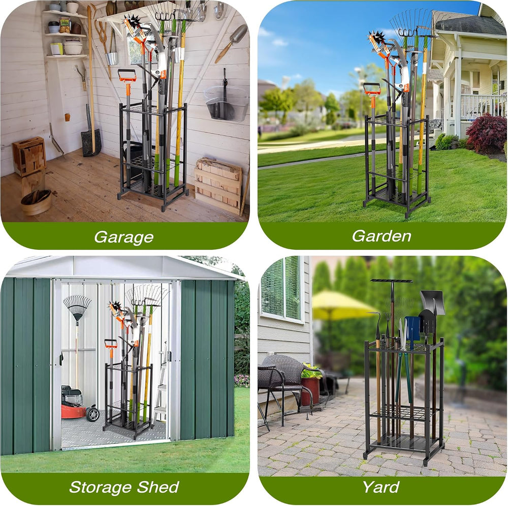 Garden Tool Organizer, Garage Tool Organizer & Garage Organization, Heavy...