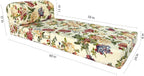 D&D Futon Furniture Sleeper Chair Folding Foam Beds, Portable Studio Guest Sofa Bed (Big Roses, 70 x 24 x 6)