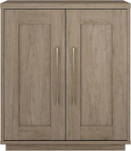 Henn&Hart Tillman Accent Cabinet, 28" Wide, Gray