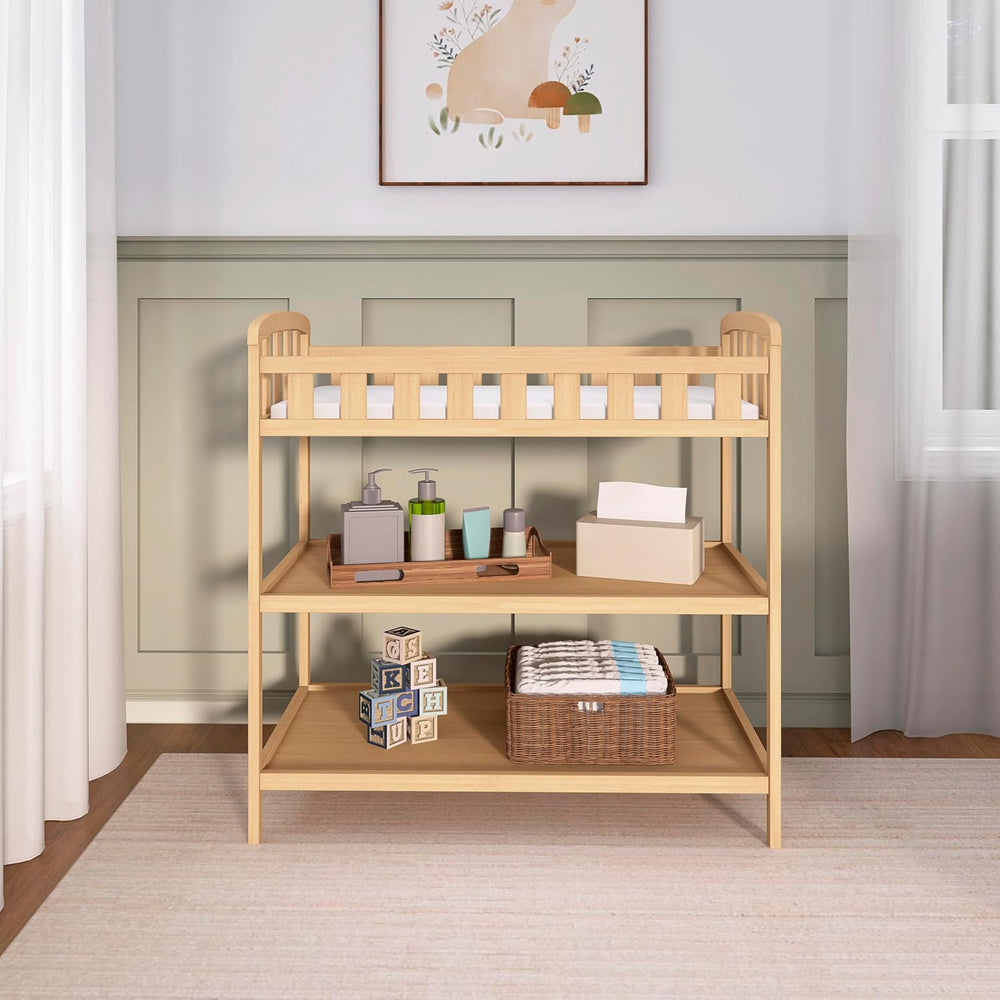 Dream On Me Emily Changing Table, Compact and Portable Solid New Zealand Pine...