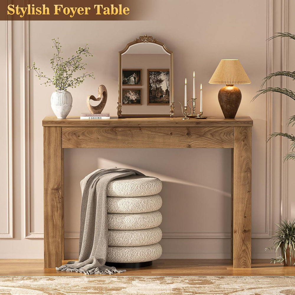 Armocity Small Console Table for Entryway, 32" Farmhouse Narrow Sofa Tab...