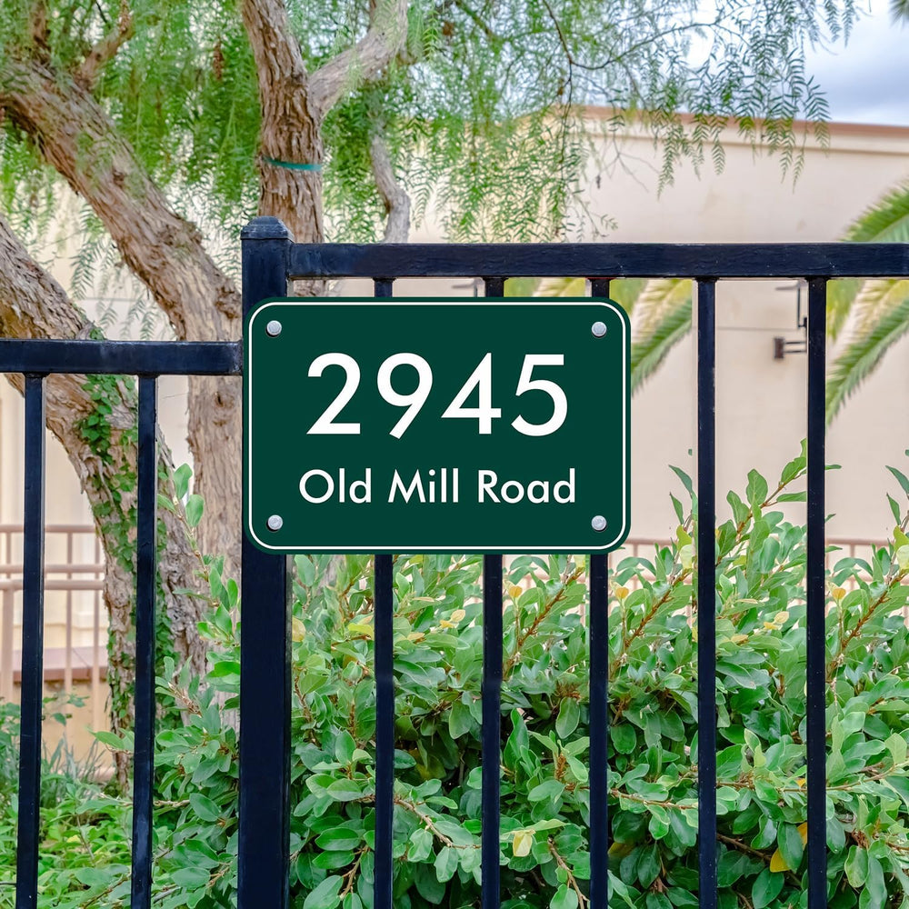 SmartSign Custom House Address Sign - Personalize House Number/Street Name, 1...