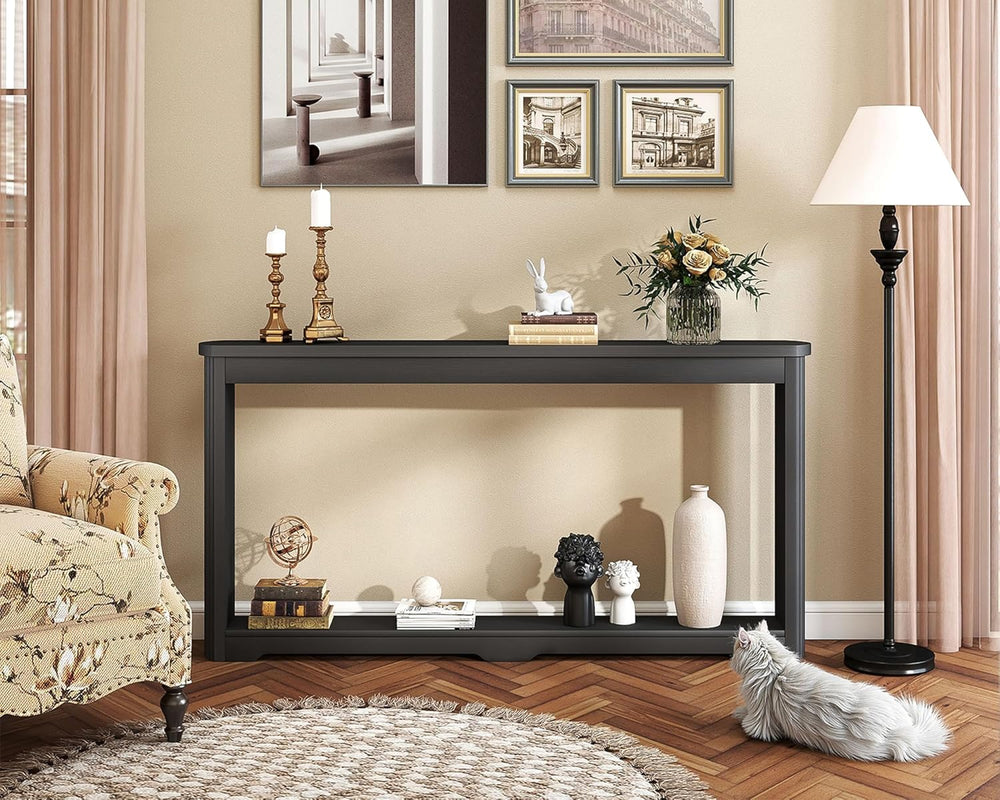 Rovibek Modern 70 Inch Entryway Table Narrow - Behind Sofa Table Narrow, 8 In...