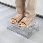 6 Pack Stackable Pull-Out Storage Drawers，Plastic Clear Organizer Bins with Handles，Easily Clean for Craft, and Toy Organization，Kitchen Undersink，Cabinet，Fridge，Closet，Pantry，Office，Bathroom