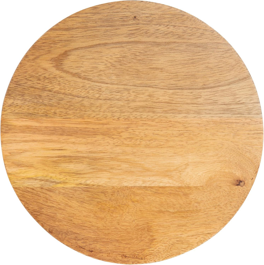 Kate and Laurel Hemingson Modern Mango Wood Round Drink Table, 10 x 10 x 22, ...