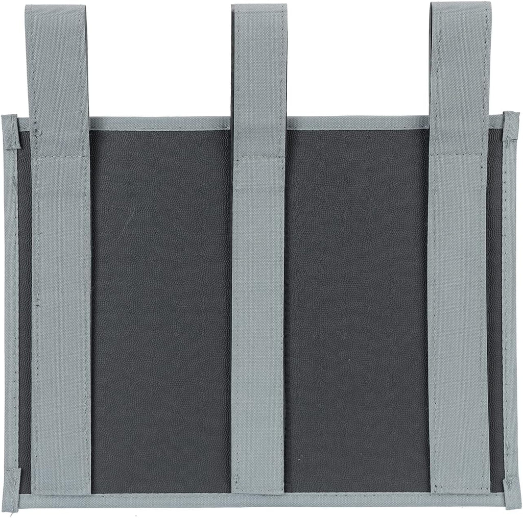 Hanging Bedside Caddy,Bedside Organizer Caddy for Bed Rails(4 Pockets-Grey)