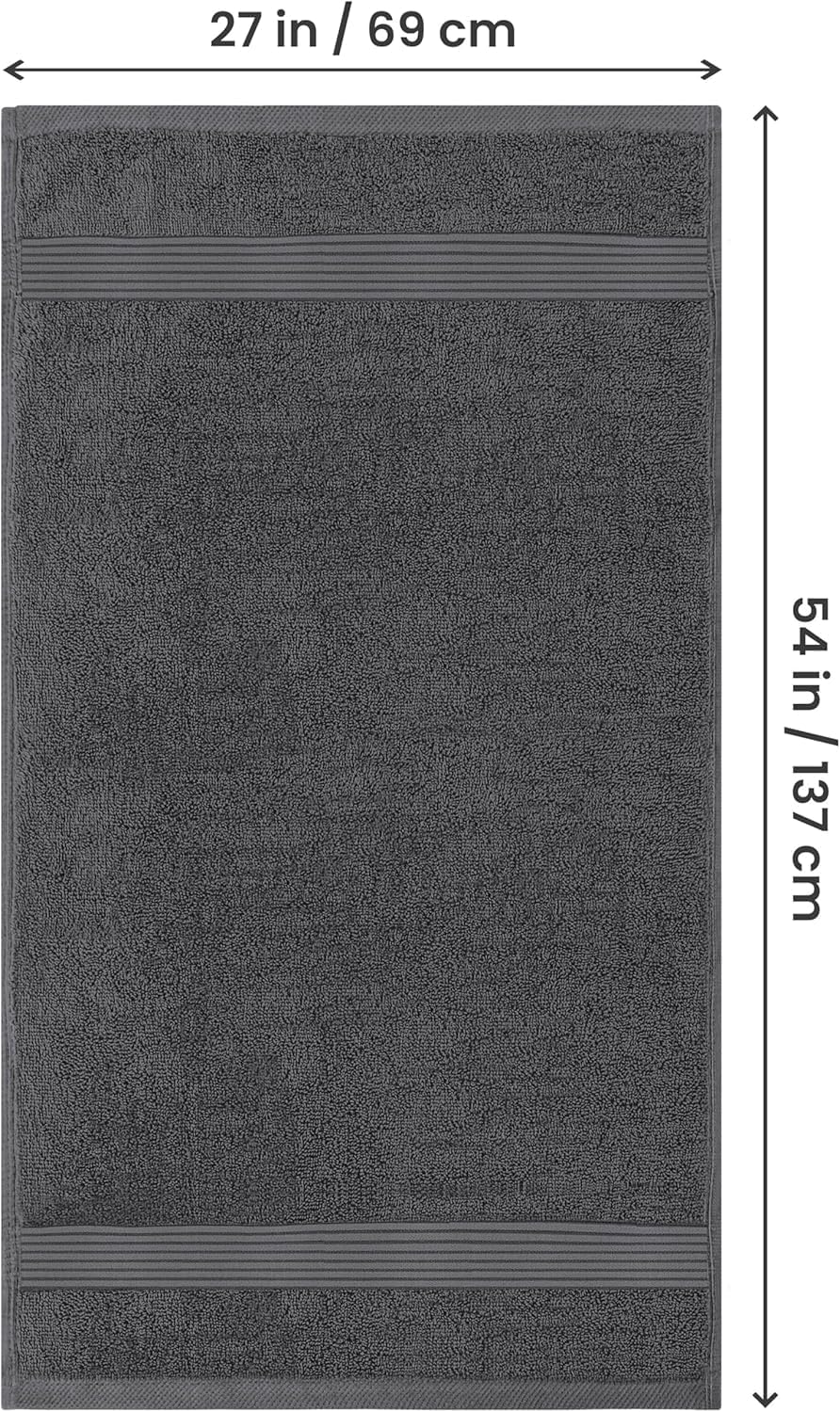 Utopia Towels 4 Pack Bath Towels Set, 27 by 54 Inches, 100% Ring Spun Cotton,...