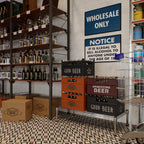 18" Deep x 36" Wide x 8" Height 1-Tier Wire Shelving Kit | NSF Commercial Storage Rack Unit