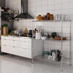 24" Deep x 42" Wide x 54" Height Wire Shelving Kit | 3-Tier | NSF Commercial Storage Rack Unit