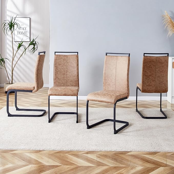 AZmac Modern Dining Chairs Set of 6,Armless Kitchen Chairs,Dining Room Chairs...