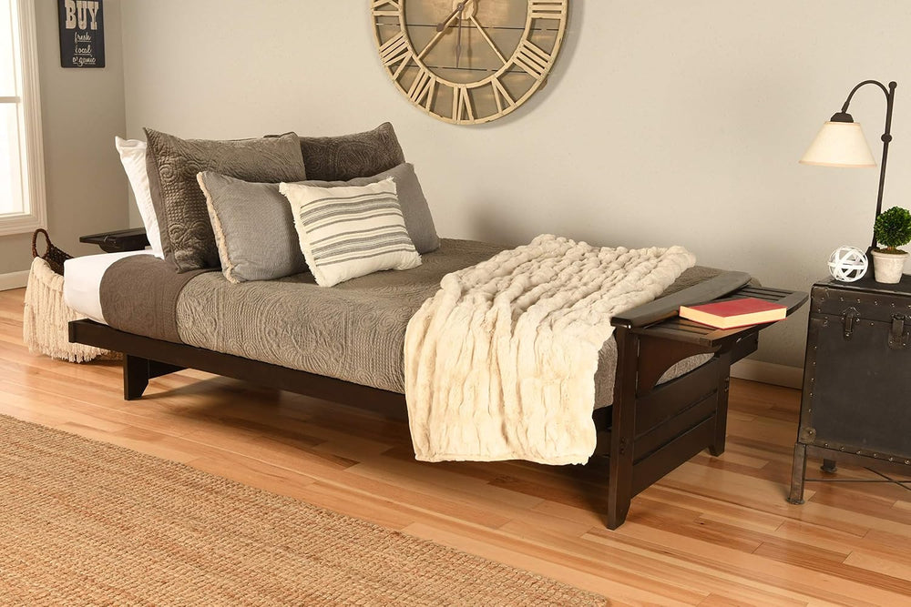 Kodiak Furniture Phoenix Futon in Black Finish, Full, Fairbanks Evergreen