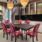 Chair Covers, Stretch Kitchen Chair Covers/Dining Chair Covers for Dining Room 8 Pack, Removable Washable Dining Chair Slipcovers for Home, Hotel, Banquet