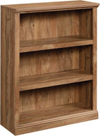 Sauder Miscellaneous Storage 3-Shelf Bookcase/ Book shelf, Sindoori Mango finish