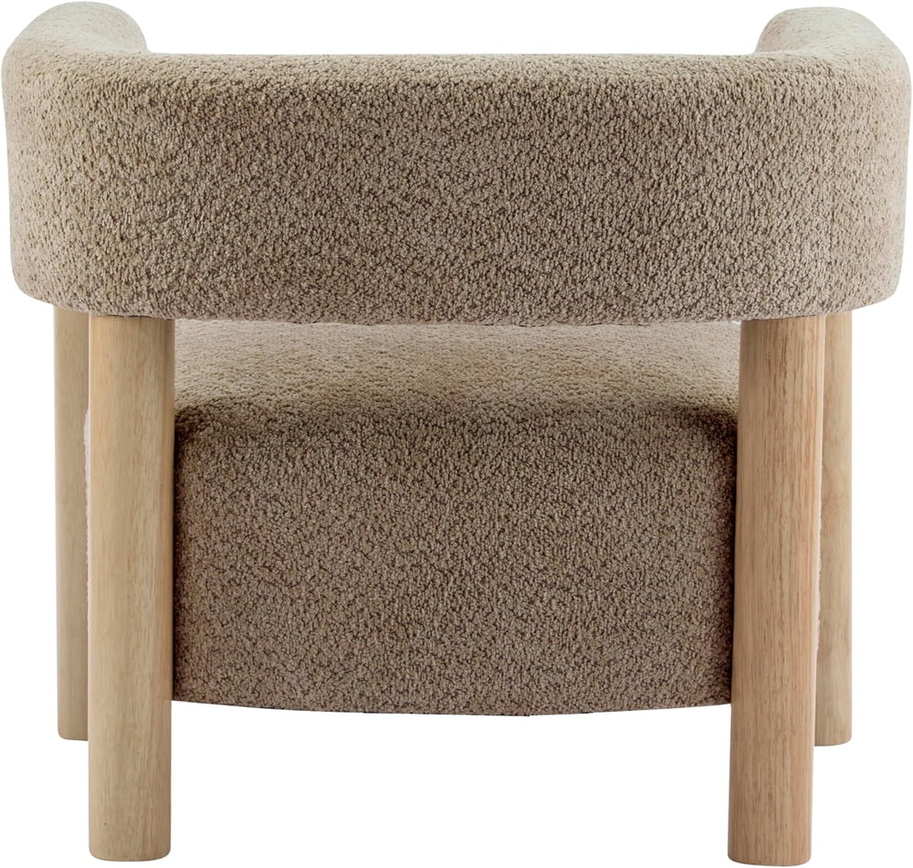 Christopher Knight Home Carly Low Profile Accent Chair, Round Backrest Side C...