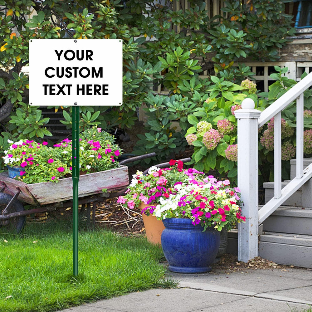 Faittoo Blank Write-On Metal Sign, 4-Pack 14 x 10 Inches Rust Free Aluminum, ...