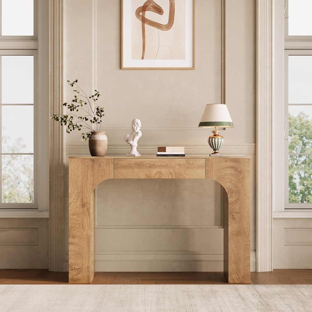GarveeHome 47" Console Table with Storage Drawer,Sofa Table Behind Couch...
