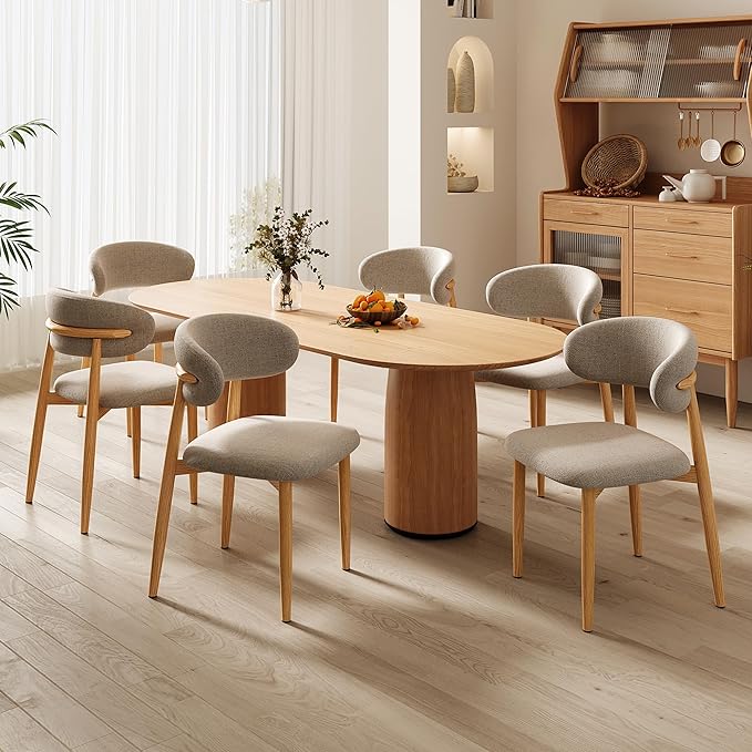 Dining Chairs Set of 2 for Kitchen Dining Table Mid Century Modern Farmhouse ...