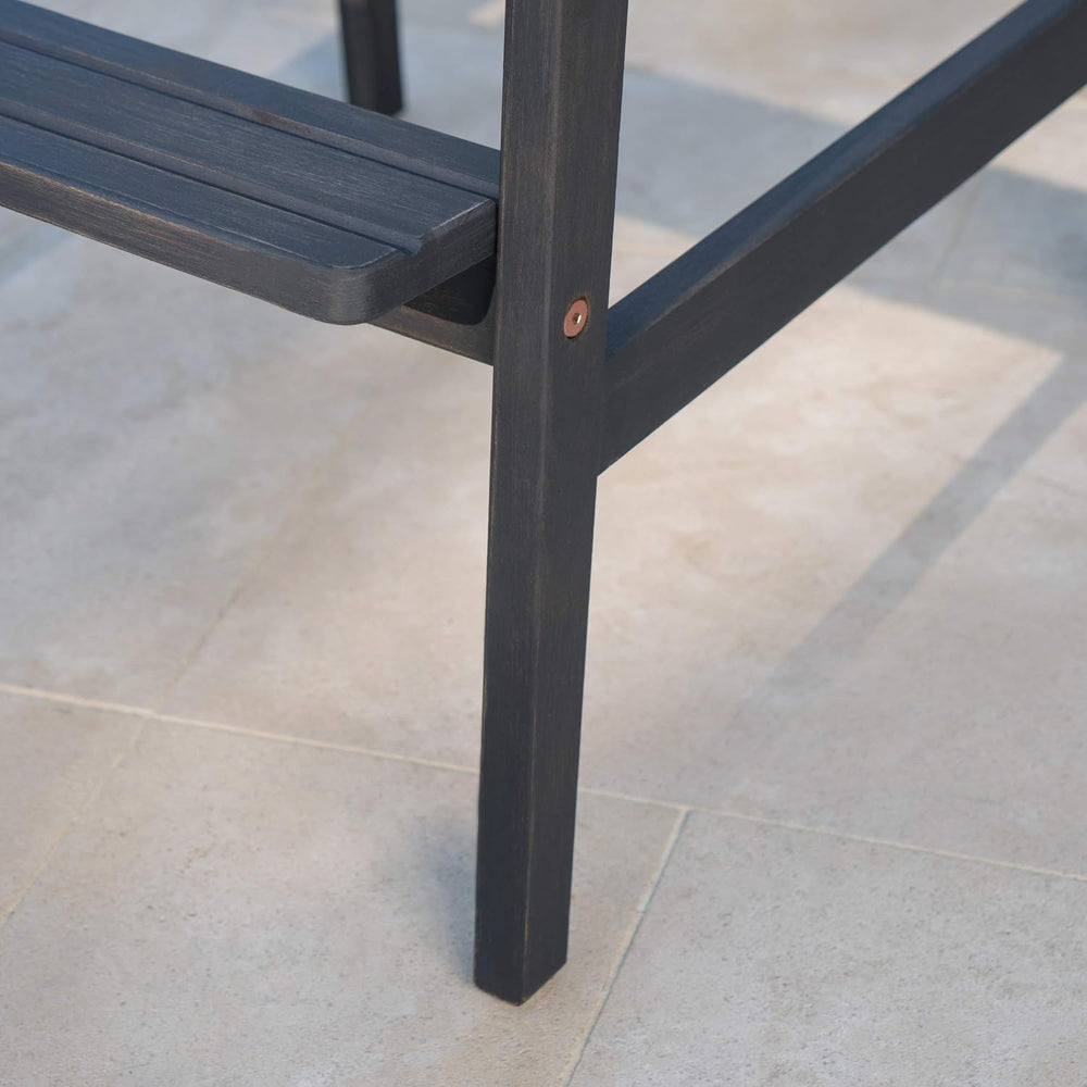 Christopher Knight Home Malibu Outdoor Acacia Wood Adirondack Barstools, 2-Pc...