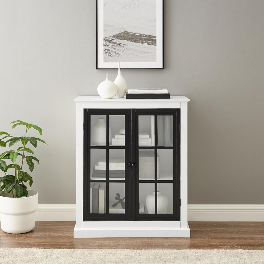 Crosley Furniture Cecily Stackable Pantry Storage Cabinet with Shelves, Kitch...