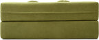 75" Convertible Folding Sofa Bed, 2-in-1 Full Size Floor Boneless Couch Bed, Loveseat sleeper Couch, Memory Foam Floor Sofa Sleeper SofaBed, Small couches for small spaces, No Assembly (Green)
