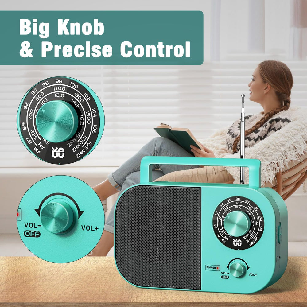 Tendak Portable Radio AM FM SW, Shortwave Radio with Loud Speaker, Transistor...