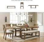 Signature Design by Ashley Cabalynn Traditional Dining Chair Set, 2 Count, Brown & Tan