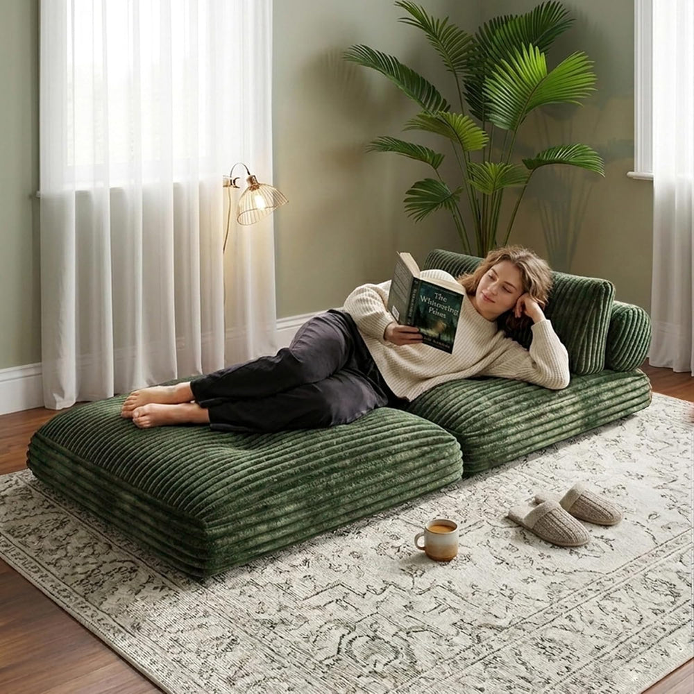 Welzona 3-in-1 Folding Sofa Bed, 34" Detachable Foldable Chair Bed Sleeper